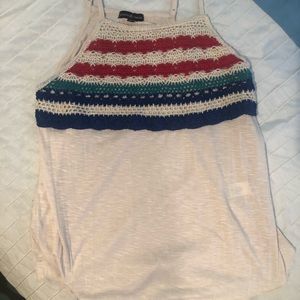 Crocheted tank top